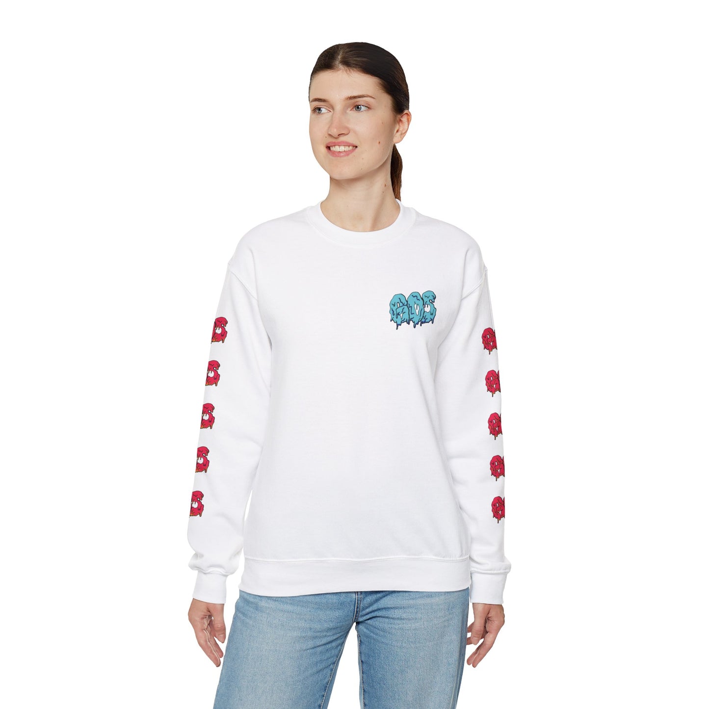 GOS SLIME blue/red FULL SLEEVE unisex sweatshirt