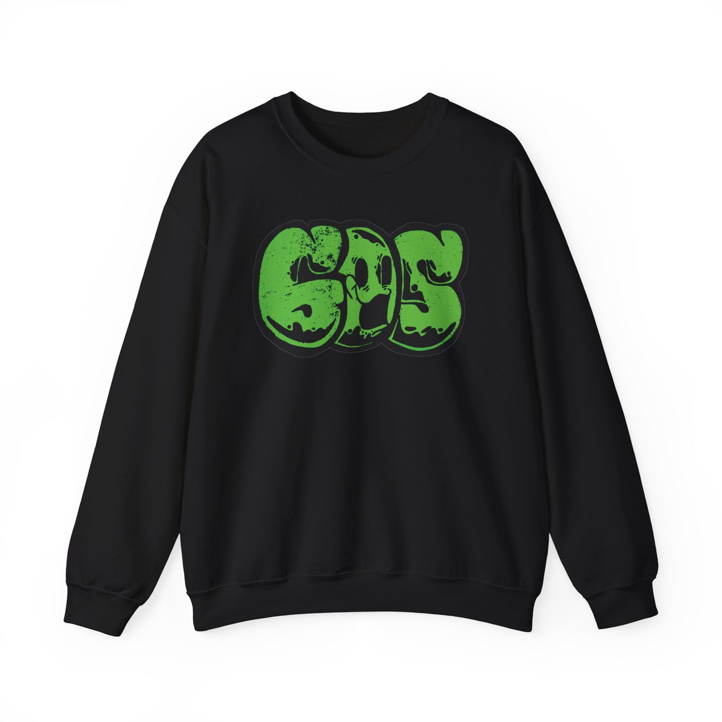 GOS SMILE green unisex sweatshirt