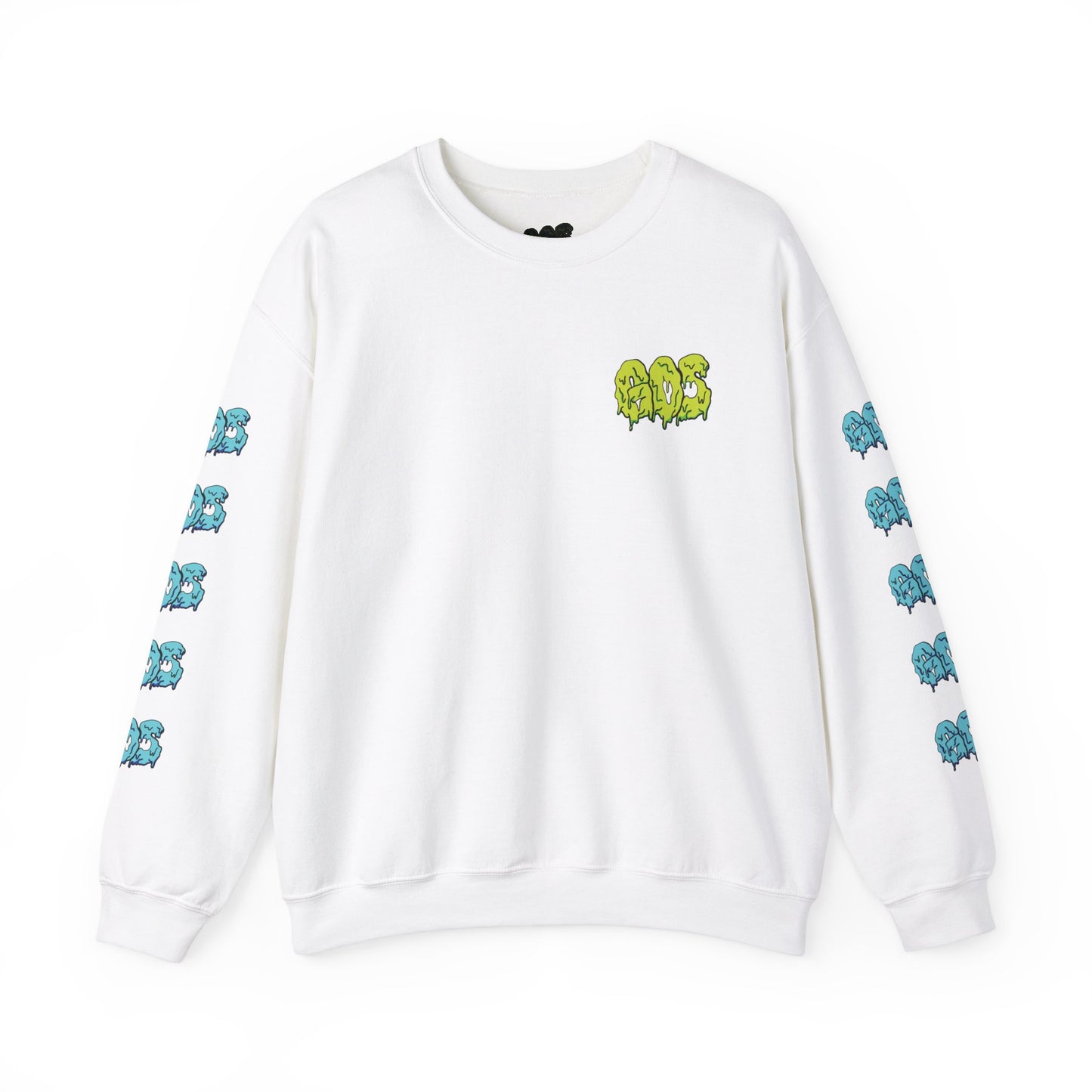 GOS SLIME acid green/blue FULL SLEEVE unisex sweatshirt