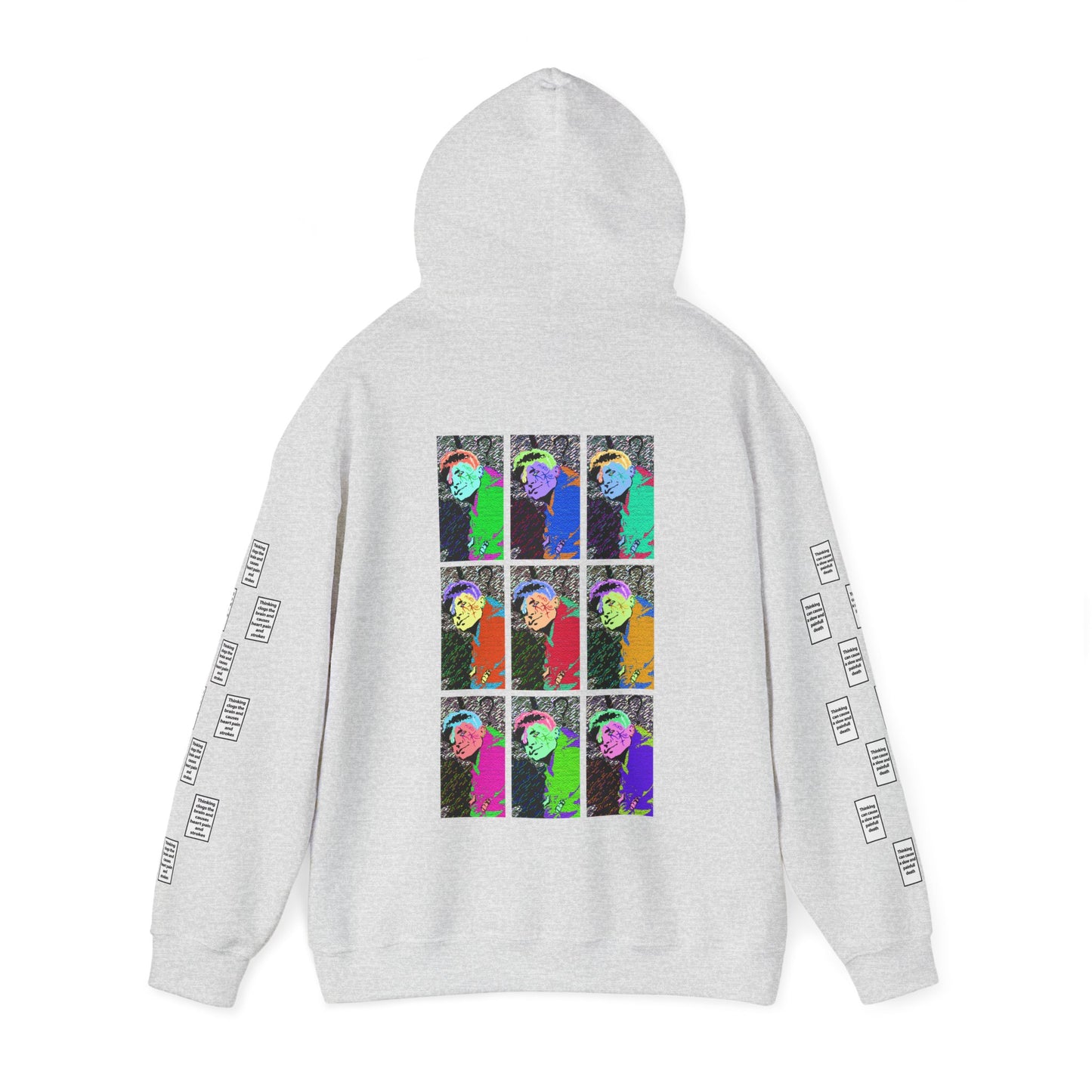 Fwillip 9 grid arm print, Unisex Heavy Blend Hooded Sweatshirt