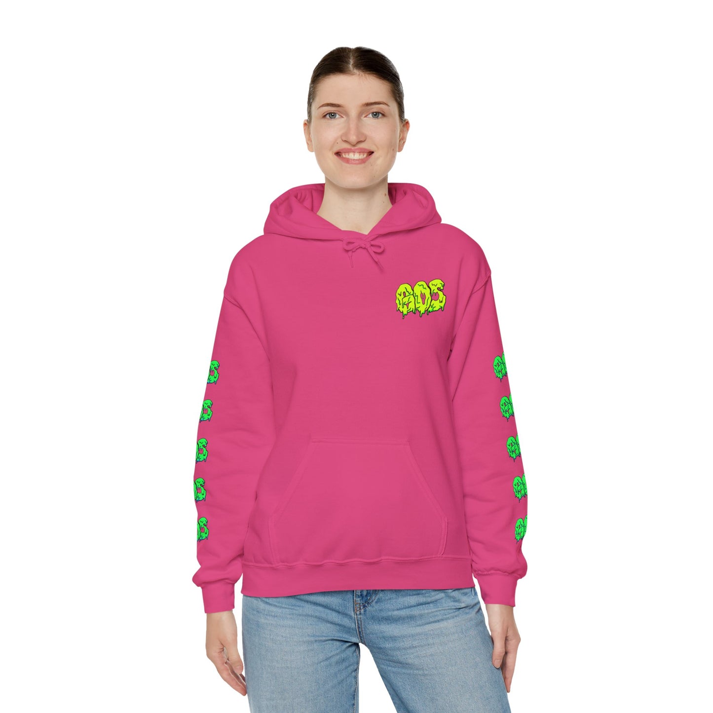 GOS SLIME yellow/green FULL SLEEVE Unisex Hooded Sweatshirt